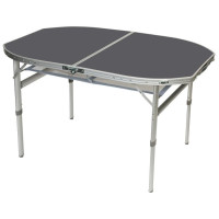 Стол Bo-Camp Case Model Oval 120x80 cm Grey (1404415)