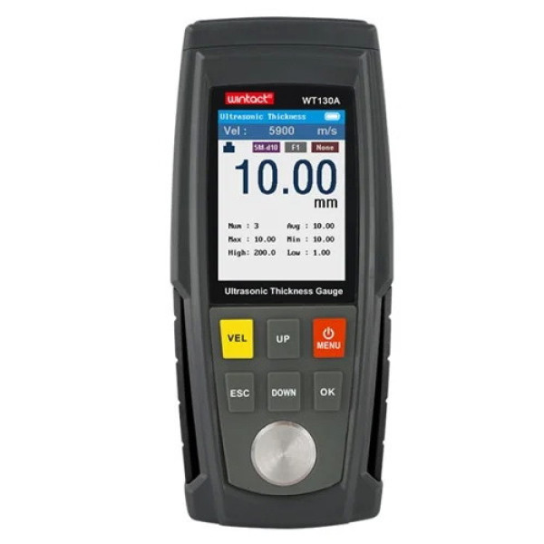 Цифровой ультразвуковой толщиномер WINTACT WT130A, 1-300мм