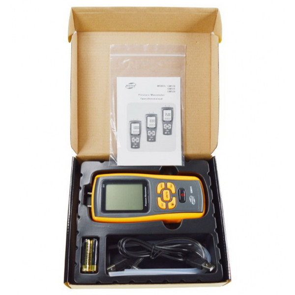 Дифференциальный манометр USB, ±10 кПа BENETECH GM511
