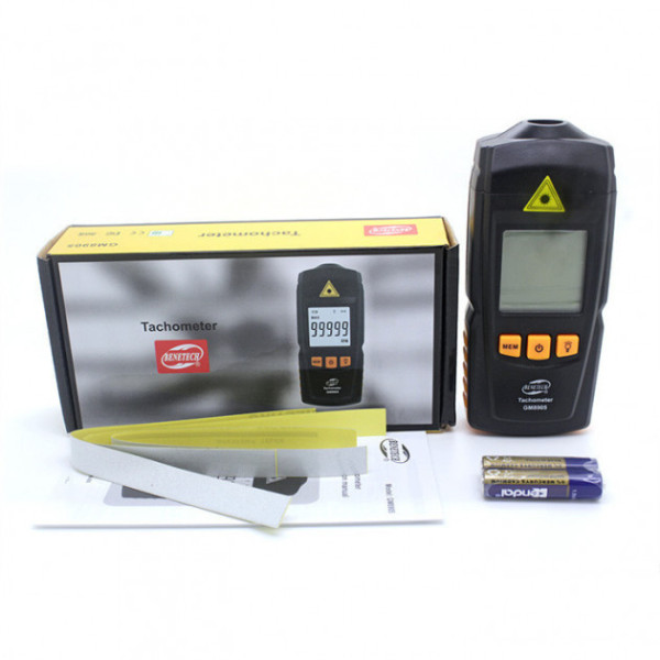 Тахометр бесконтактный BENETECH GM8905 (2,5-99999 об/мин) 