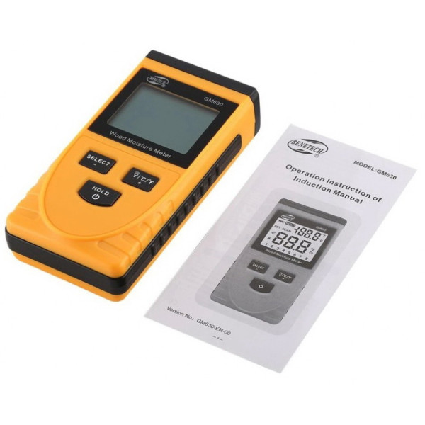 Бесконтактный влагомер древесины и стройматериалов BENETECH GM630
