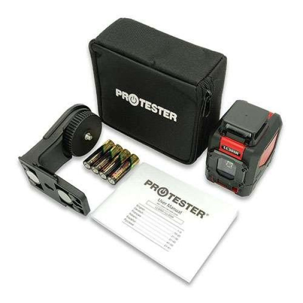 Лазерный построитель плоскостей PROTESTER LL305R: H360°/1V (красный луч) 