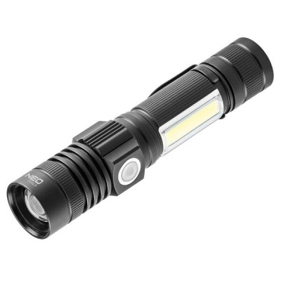 Аккумуляторный USB-фонарик 800ЛМ 2 В 1 CREE T6 LED NEO 99-033