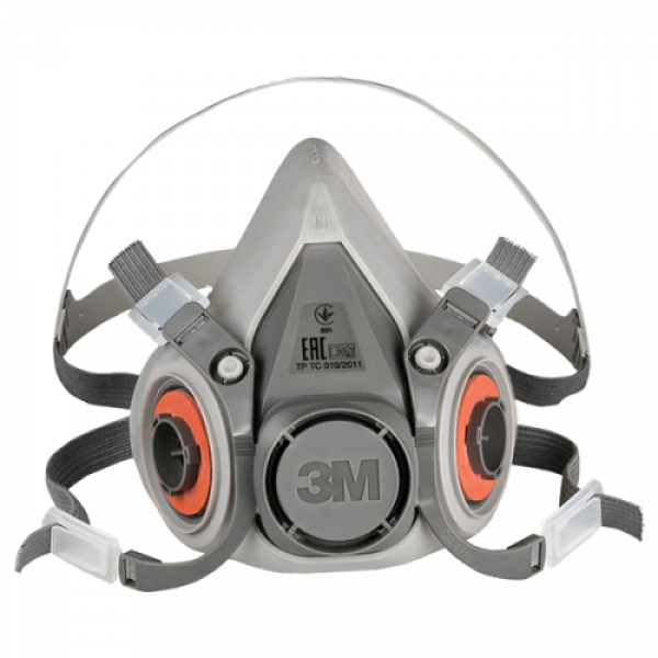 Полумаска 3 M 6200 без фильтров.