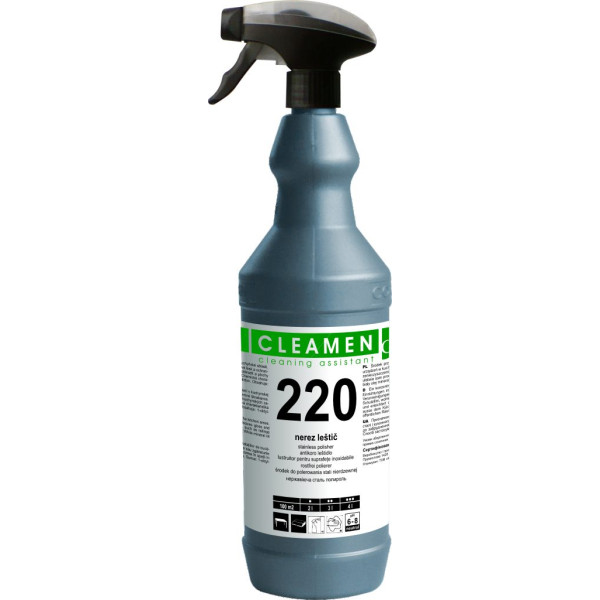 Моющее средство для нержавеющей стали CLEAMEN 220 - 1л. 