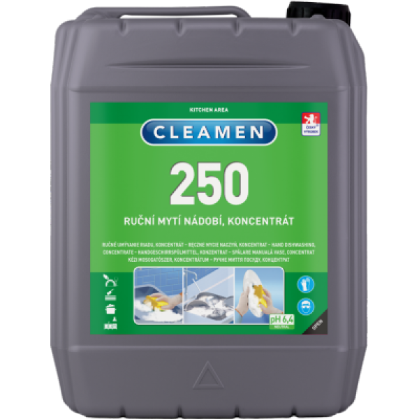 CLEAMEN 250 концентрат для ручного мытья посуды -5л  