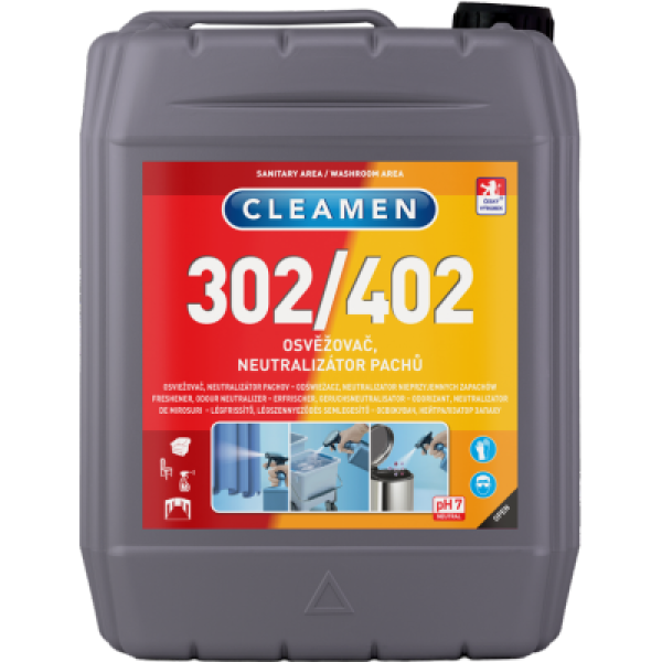 Освіжувач-нейтралізатор запаха санітарний CLEAMEN 302/402 5л