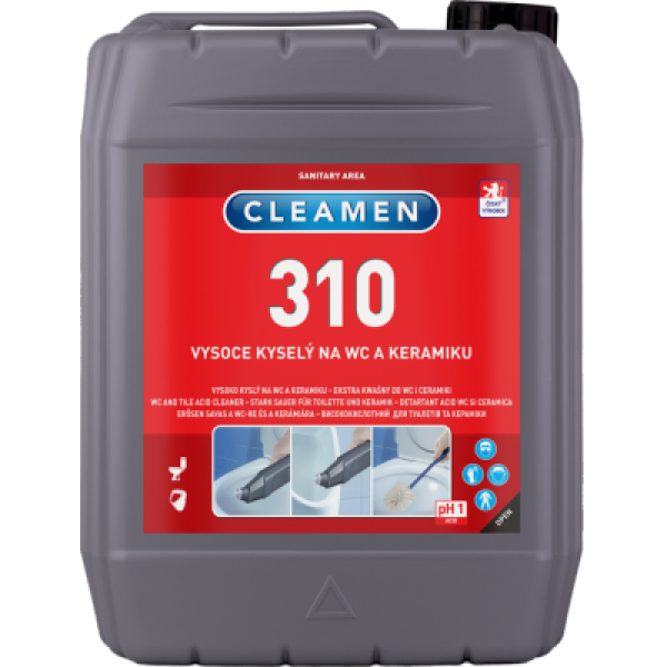 Очищуючий гель для туалетів і кераміки CLEAMEN 310 - 5 л.