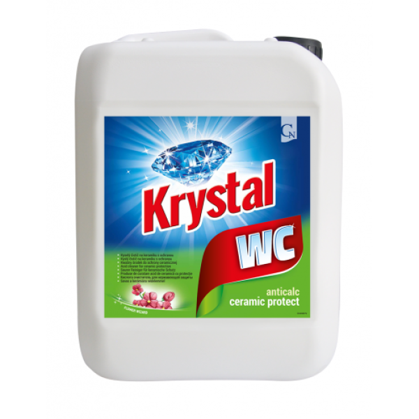 KRYSTAL WC зелений, кислий для кераміки з захистом 5л