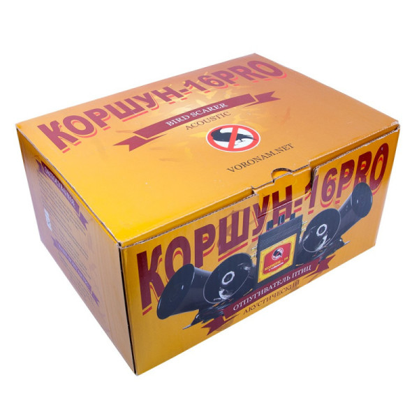 Биоакустический отпугиватель птиц КОРШУН-16 (4 динамика)