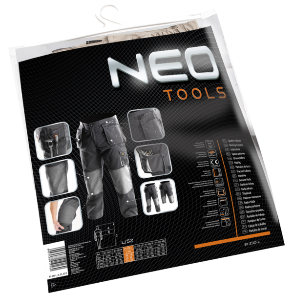 Штани робочі NEO TOOLS 81-230, 2 в 1