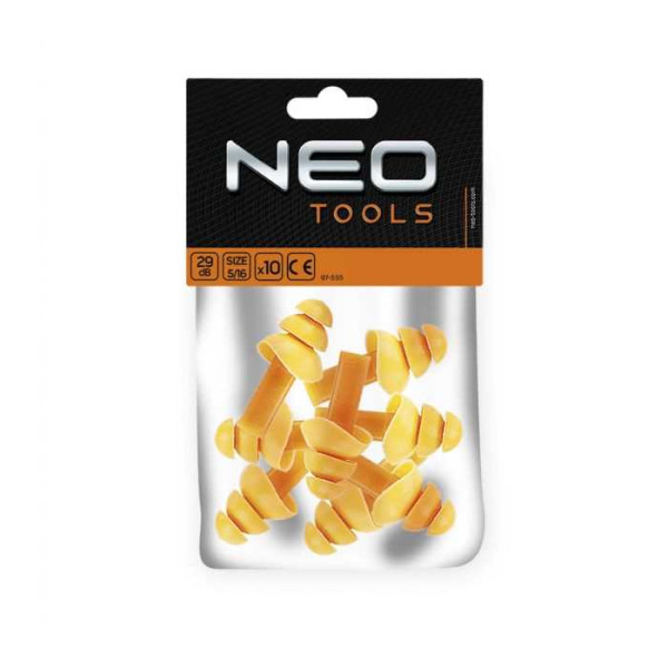 Противошумные вкладыши беруши 97-555  NEO TOOLS