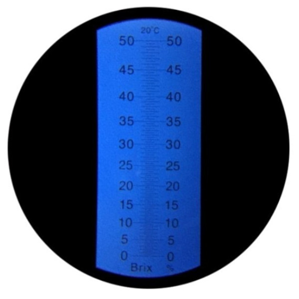 Рефрактометр HT1150ATC (0-50% Brix) для фруктов, соков, ягод.