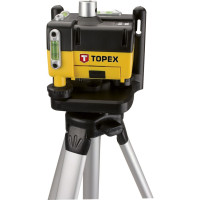 Лазерный прибор 30м, вращающийся, штатив TOPEX 29C908