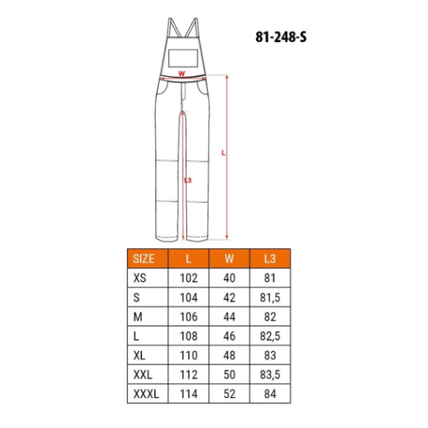Комбинезон рабочий HD SLIM 81-248