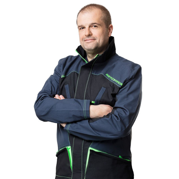 Чоловічі сині штани Мотосинтез 81-235 NEO TOOLS
