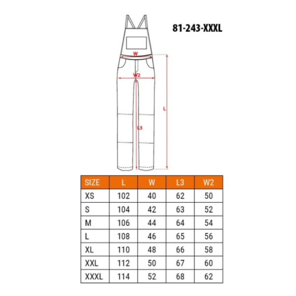 Комбінезон робочий для чоловіків 81-252 NEO Tools