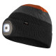 Шапка с фонариком, черно-серо-оранжевая WARM 81-631 NEO TOOLS
