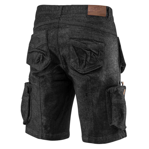Короткие шорты DENIM черные NEO TOOLS 81-273