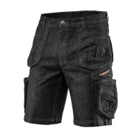 Короткі джинсові шорти DENIM чорні 81-273