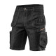 Короткие джинсовые шорты DENIM черные 81-273