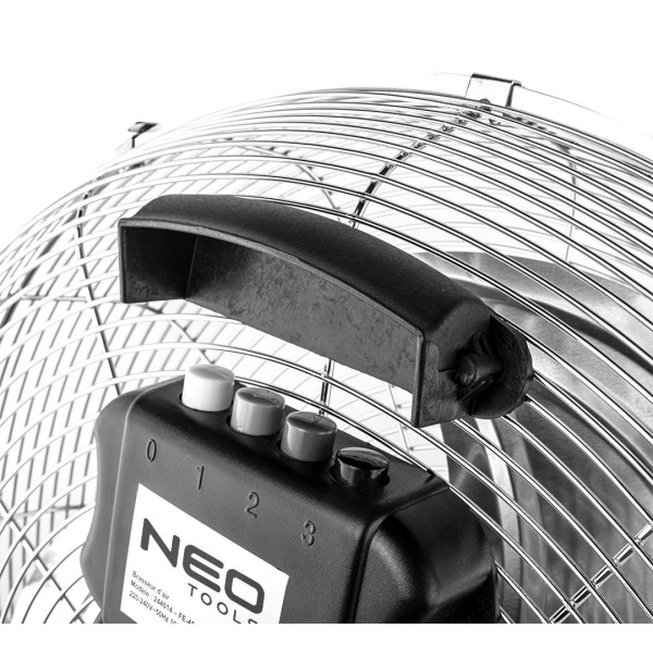 Напольный вентилятор 100 Вт, диаметр 45 см, 3 скорости вентилятора 90-010 NEO TOOLS