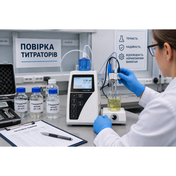 Поверка лабораторных и автоматических титраторов