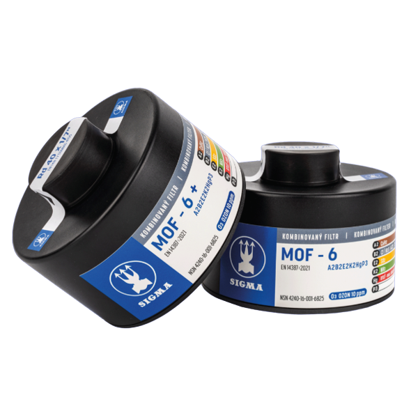 Фільтр комбінований від ртуті SIGMA MOF-6 A2B2E2K2HgP3DR