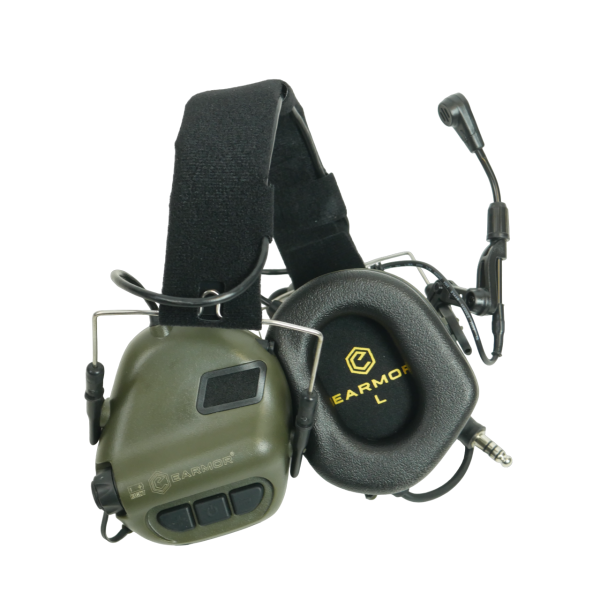 Тактические наушники Earmor M32X MOD4 с гарнитурой для шлема