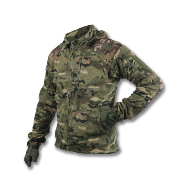 Флисовая кофта мультикам Kiborg Jacket Grid Fleece