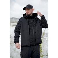 Militex Чёрная Тактическая Куртка 4WSTRETCH цвет черный, размер S