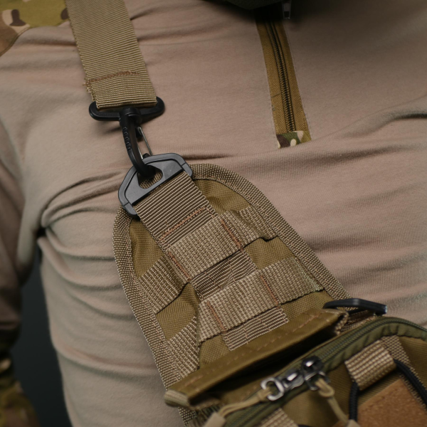 Сумка через плече — Койот з MOLLE-системою Сумка через плече — Койот з MOLLE-системою