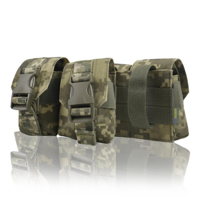 Подсумок под 2 гранаты GU Double Mag Pouch (Пиксель)