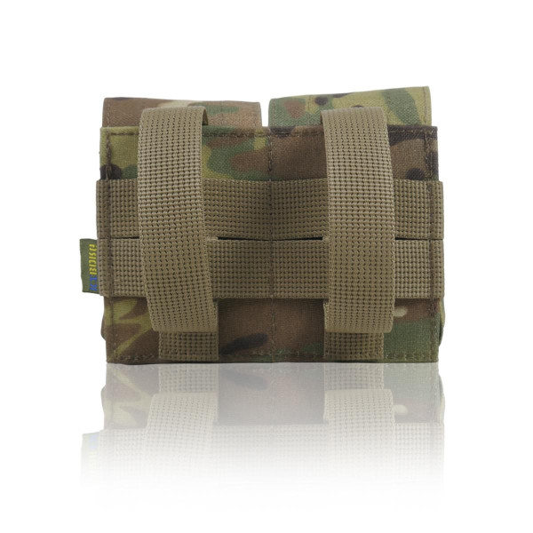 Военный подсумок под 2 гранаты GU Double Mag Pouch (Мультикам)
