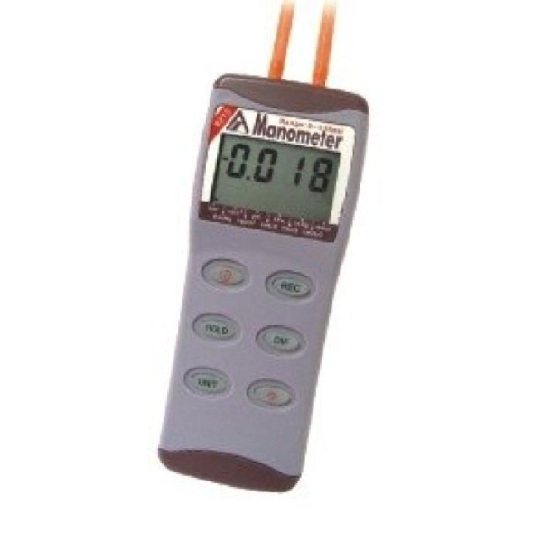 AZ-82100 - цифровой манометр для измерения манометрического (избыточного) и дифференциального давления.