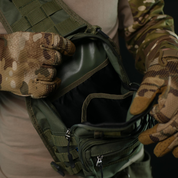 Сумка через плече — Мультикам з MOLLE-системою
