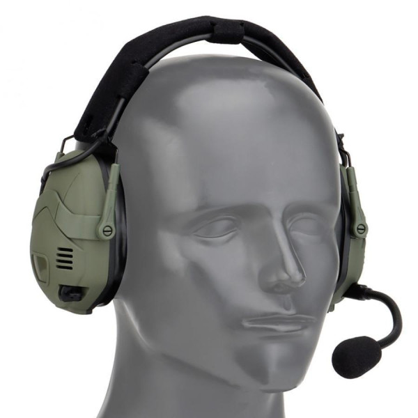 Тактические активные наушники HD-16 Olive