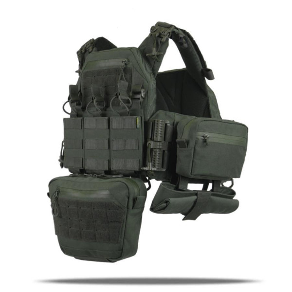 Плитоноска GU gen.2 + 6 подсумков хаки
