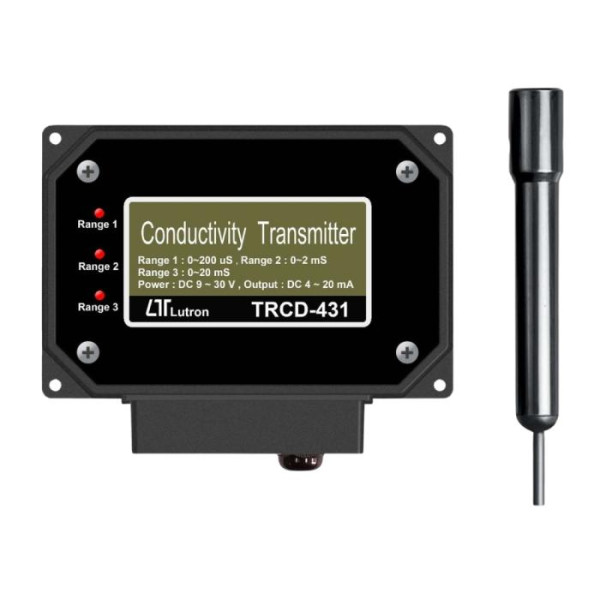 Промисловий кондуктометр/TDS-метр (трансмітер EC) 4-20мА LUTRON TRCD-431