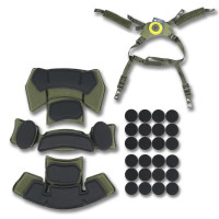 Подвесная система + подушки для шлема Team Wendy Cam Fit(R) GEN.3 Хаки