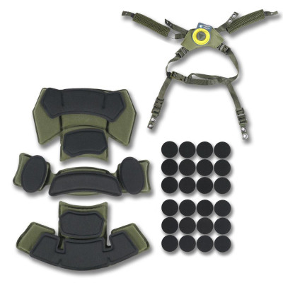 Підвісна система + подушки для шолому Team Wendy Cam Fit (R) GEN.3 Хакі