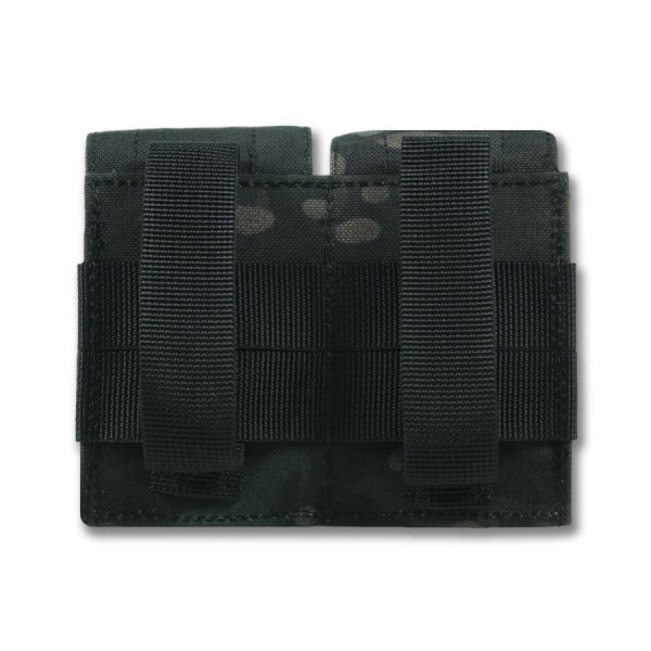 Военный подсумок под 2 гранаты GU Double Mag Pouch (Черный мультикам)