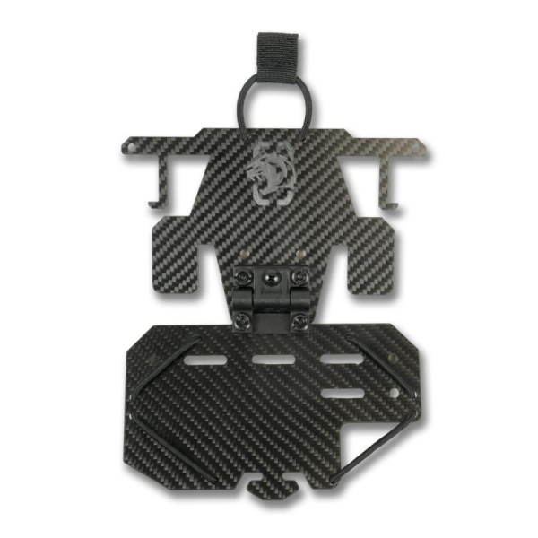 Откидной чехол-держатель под смартфон OneTigris Black Carbon