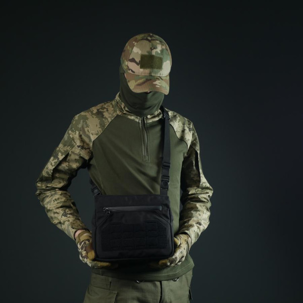 Сумка смарт через плечо «Tactic city bag» — Черная