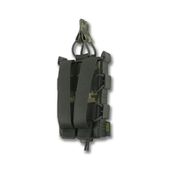 Жесткий усиленный тактический подсумок под магазин Kiborg GU Single Mag Pouch Pixel