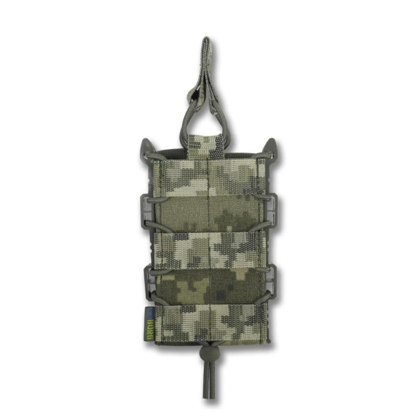 Жесткий усиленный тактический подсумок под магазин Kiborg GU Single Mag Pouch Pixel