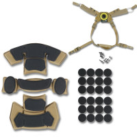 Подвесная система + подушки для шлема Team Wendy Cam Fit(R) GEN.3 Койот
