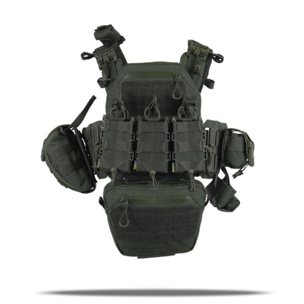 Плитоноска Kiborg GU gen.2+8 подсумков хаки