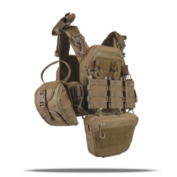 Плитоноска GU gen.2 + 8 подсумков койот