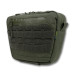 Сумка-напашник XL с баллистическим пакетом 1 класс защиты Kiborg GU Сordura Khaki